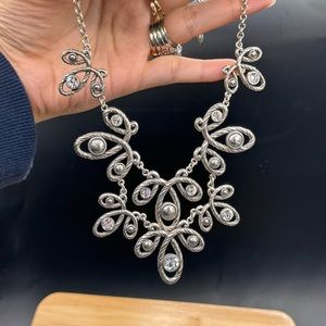 Brighton'' McKinney'' Reversible Crystal Statement Necklace